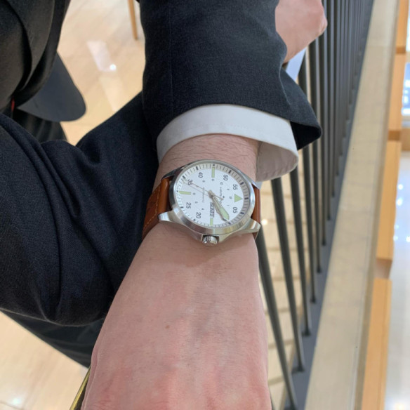 Hamilton Khaki Aviation Pilot Day Date Auto - Khaki Aviation