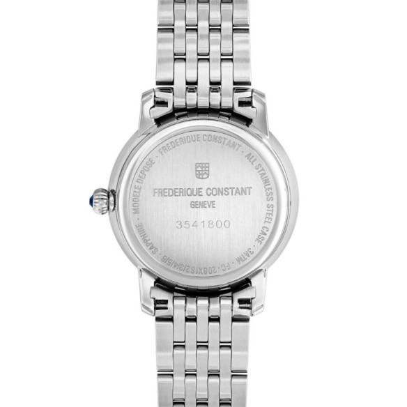 Frederique Constant Quarzo slimline da donna con fasi lunari - Frederique Constant