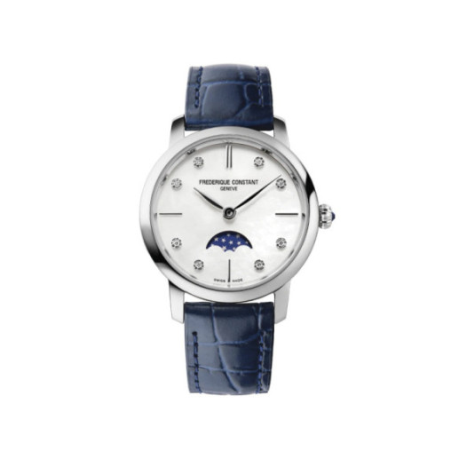Frederique Constant Slimline Ladies Moonphase Quartz - Frederique Constant