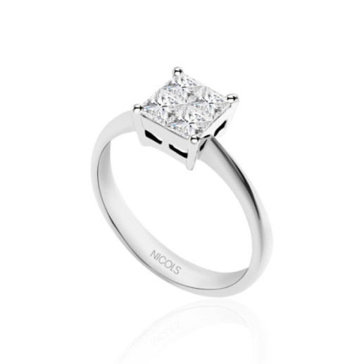 Prinzessin 0.65 Diamantring - Prinzessin