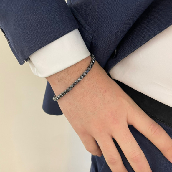Pulsera Diamante Negro Black Power - BRACELETS