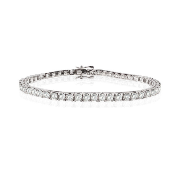 Diamond Bracelet RIVIERE SQUARE - Diamond bracelets