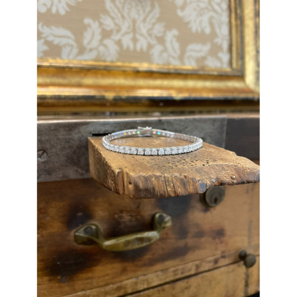 Pulsera Diamantes Rviere Square 4.00Ct - Pulseras de Diamantes
