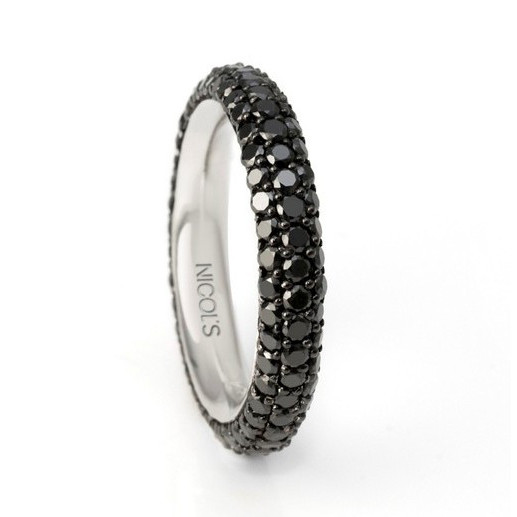 Anel de diamante Black Power 2,50Ct - designs modernos