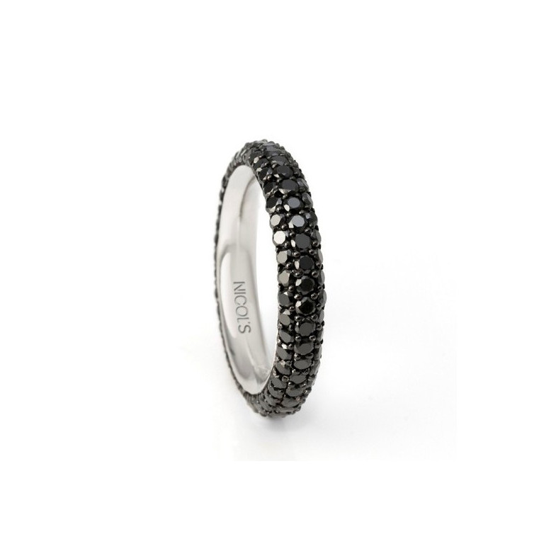 Black Power Diamantring 2,50 ct - moderne Designs