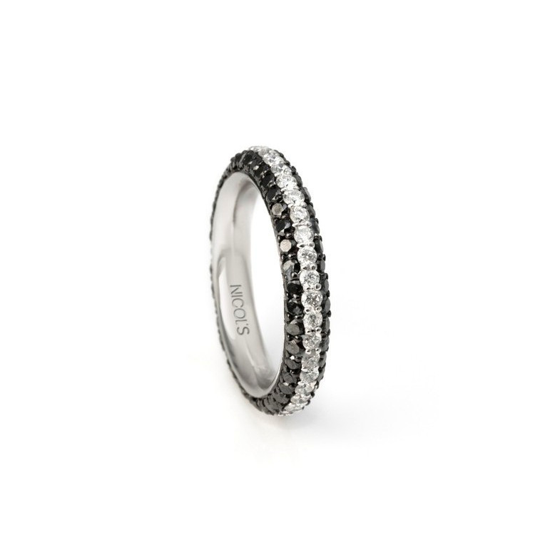 Anillo Black Power - Talla Brillante