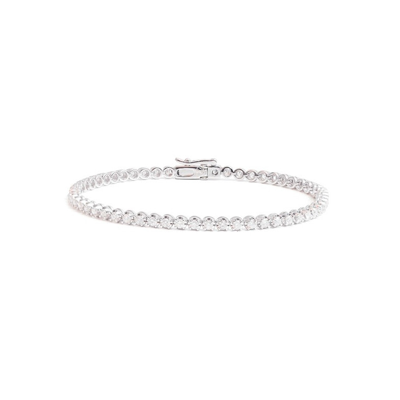 Riviere Garras Diamond Armband 3.00Ct. - Diamant-Armbänder