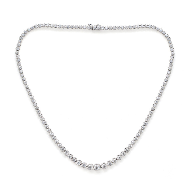 Collana con diamanti a diminuzione Riviere da 10 ct - Alti gioielli