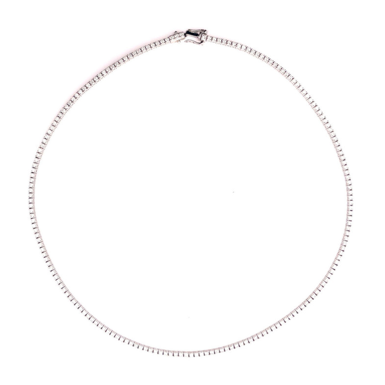 Collar Diamantes 6ct Riviere 43cm - Kragen Riviere Diamanten