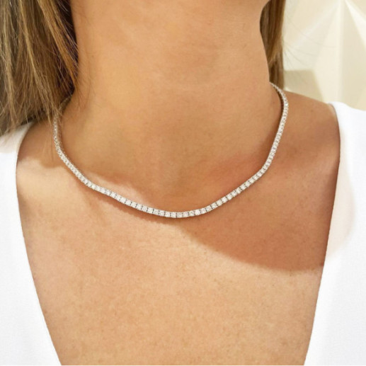 Collar Diamantes 11.50ct Riviere 43cm - Alti gioielli 2