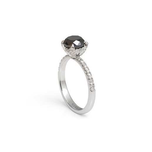 Anillo Diamante Negro Black Power - aniversario