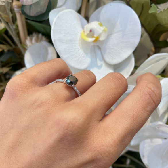 Black Diamond Ring BLACK POWER - anniversary