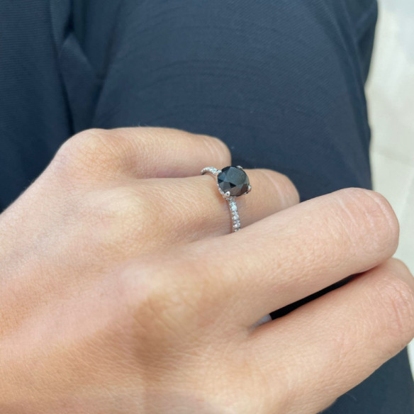 Black Diamond Ring BLACK POWER - anniversary