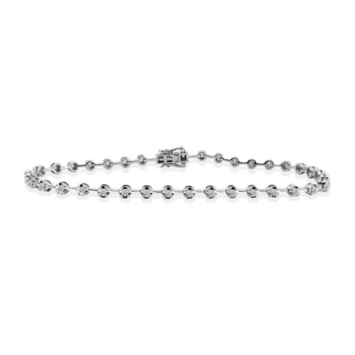Pulsera Diamantes Riviere Barritas 0.60Ct. - PULSERAS