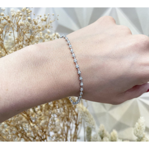 Pulsera Diamantes Riviere Barritas 0.60Ct. - PULSERAS 2