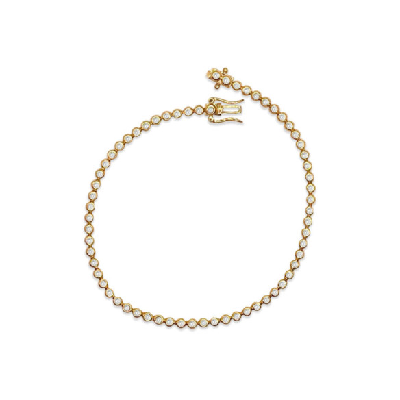 Pulsera Diamantes Riviere Chaton 0.90Ct - Pulseras de Diamantes