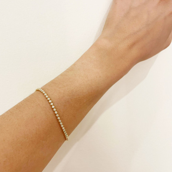 Pulsera Diamantes Riviere Chaton 0.90Ct - Pulseiras de diamante