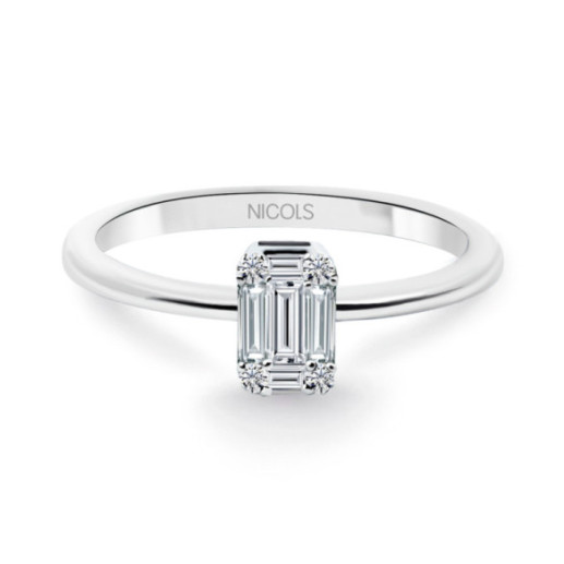 Anillo Solitario Minerva 0.22 - Anelli di diamanti