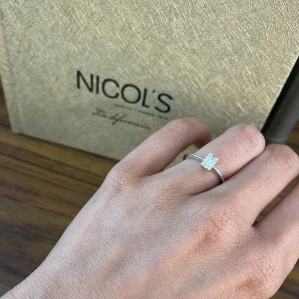 Anillo Solitario Minerva 0.22 - Diamantringe