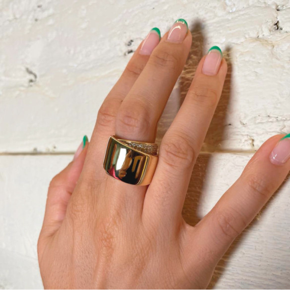 Anillo Oro Diamantes Tierra Ardiente - Brillant