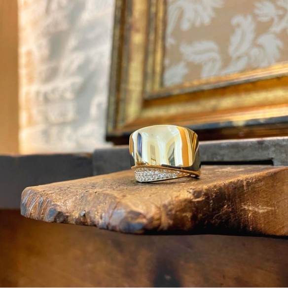 Anillo Oro Diamantes Tierra Ardiente - Brillant