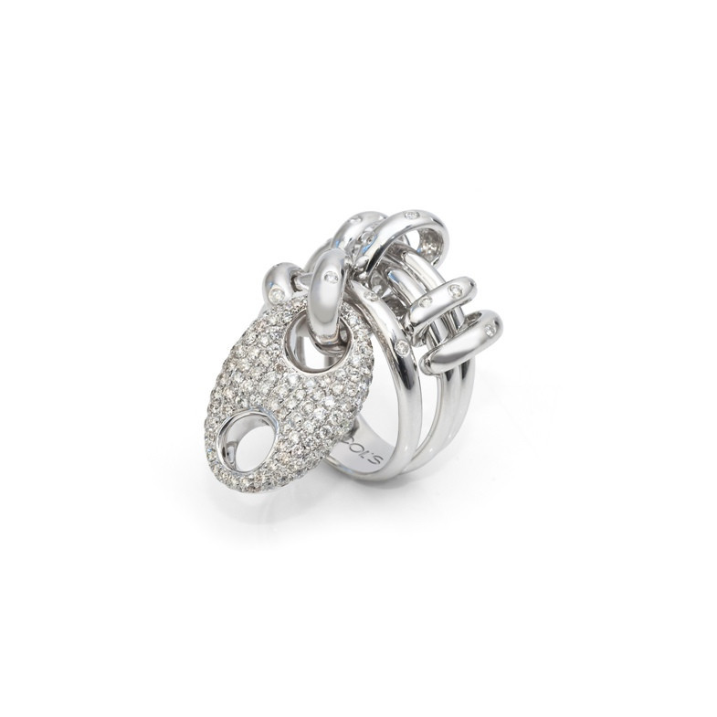 Anillo Diamantes Calabrote - Bijoux élevés