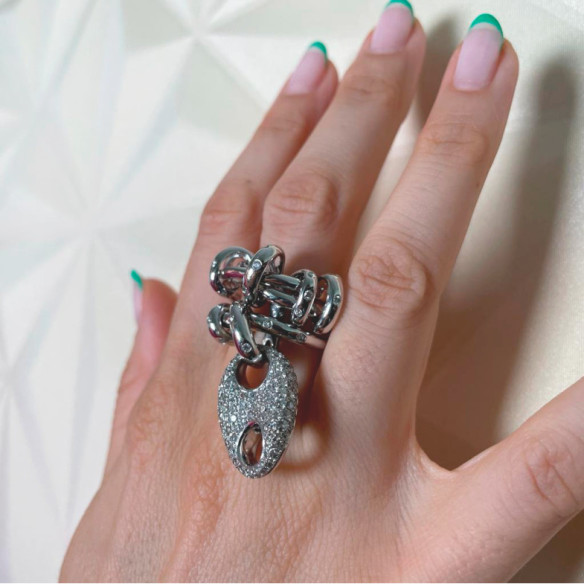 Anillo Diamantes Calabrote - Alta Joyería