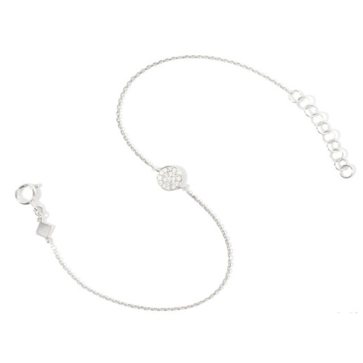Pulseira Mini Detalhes Diamante - Pulseiras de diamante