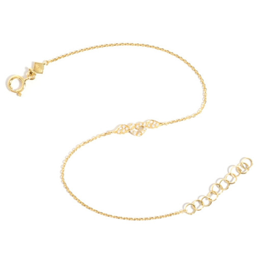 Pulsera Oro Love Heart - Pulseras de Diamantes