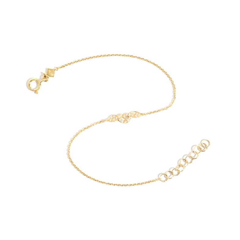 Pulsera Oro Love Heart - Bracelets de diamant