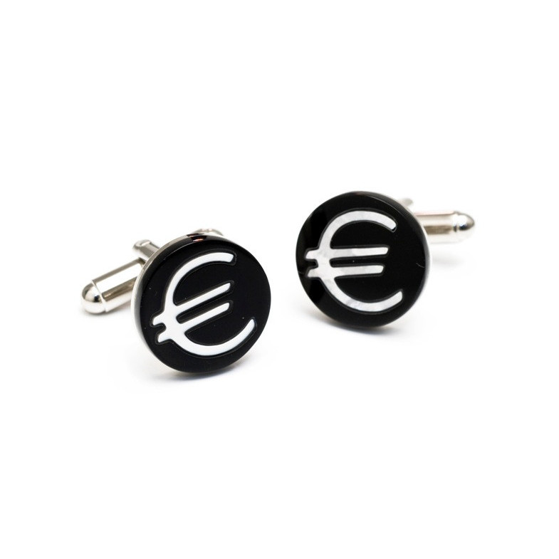 Gemelli in acciaio Euro - Gemelli di nozze