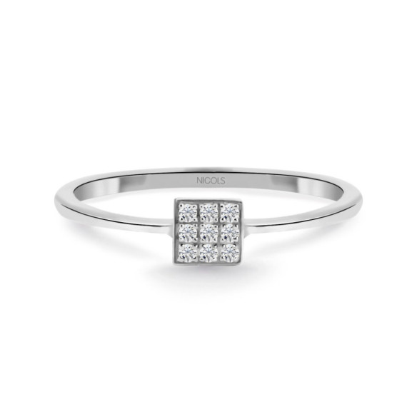 Ring Mumite Diamanten Weißgold - moderne Designs