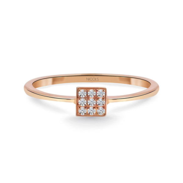 Ring Mumite Rosa Gold Diamanten - Ringe aus Roségold