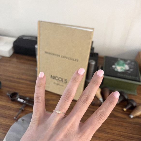 Ring Mumite Rosa Gold Diamanten - Ringe aus Roségold