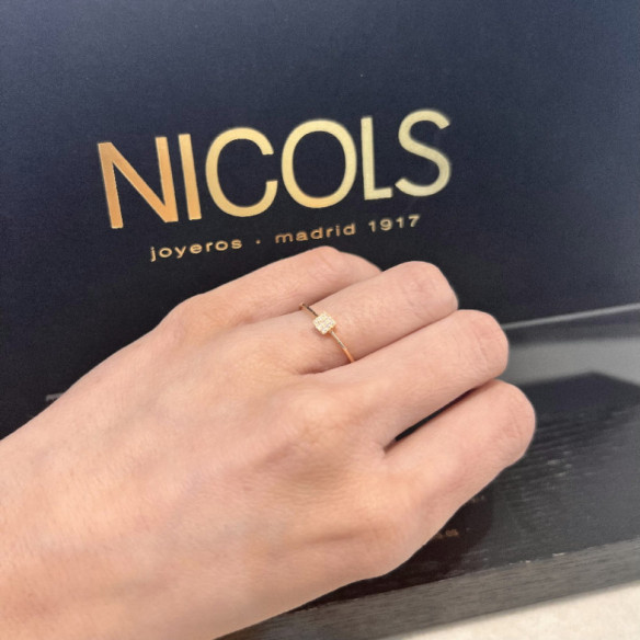 Mumite Diamonds Rose Gold Ring - Pink Gold Rings