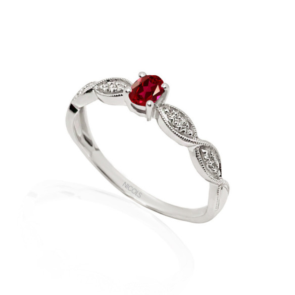 Anillo Rubi Wave - designs vintage