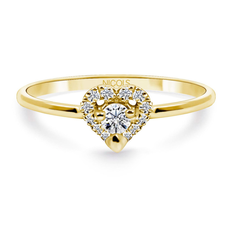 Anillo Oro Love Heart - Corte Corazón