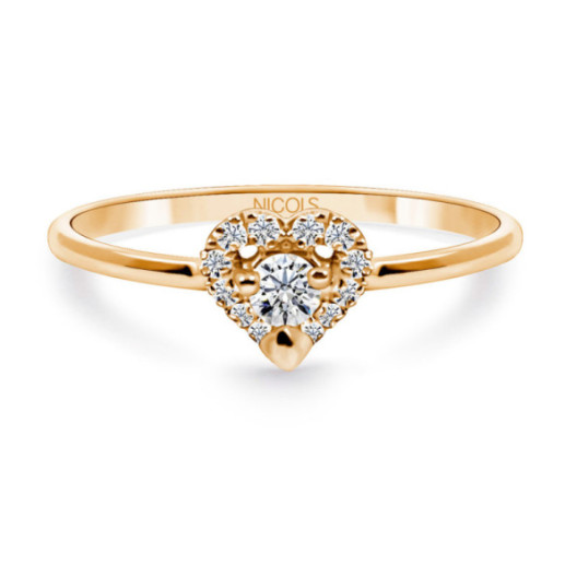 Anillo Oro Love Heart - Corte Corazón