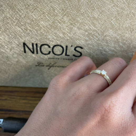 Anillo Diamantes Grace Oro Amarillo - Brilhante 2