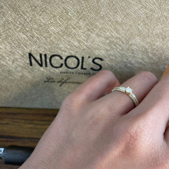 Yellow gold grace diamond ring - Brillante