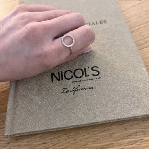 Anillo Oro Aro Mini Details - Génial 2