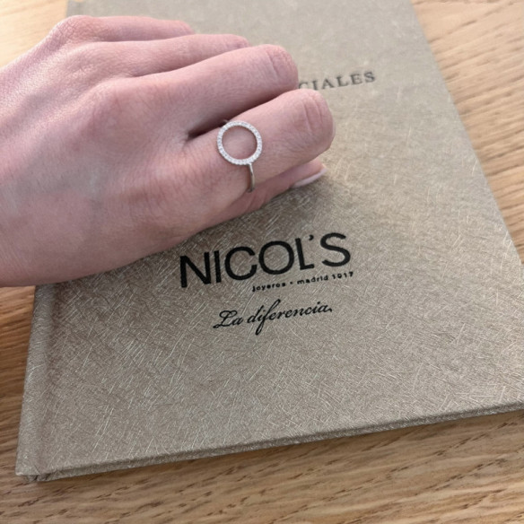 Gold ring ARO MINI DETAILS - Brilliant Cut