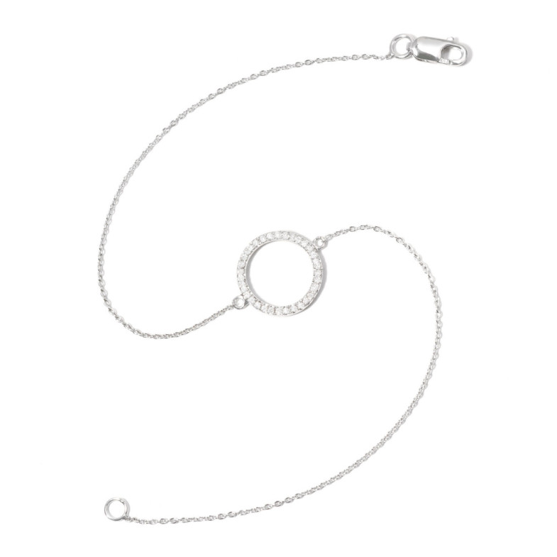 Pulsera Oro Aro Mini Details - Pulseras de Diamantes