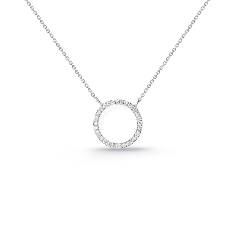 Collar Oro Aro Mini Details - Colliers diamant