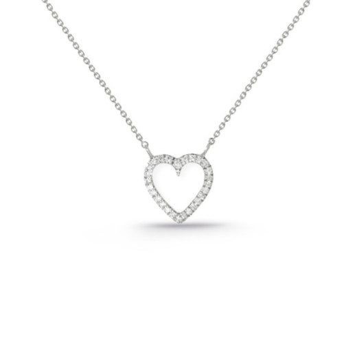 Colar Coração Amor Dourado - Colares de diamantes