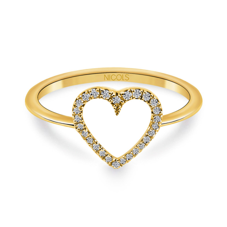 Anillo Oro Love Heart - Coeur
