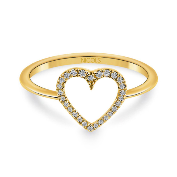 Anillo Oro Love Heart - Coeur