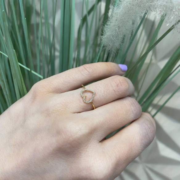 Anillo Oro Love Heart - Coeur
