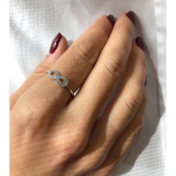 Anillo Oro Infinito Mini Details - ANILLOS