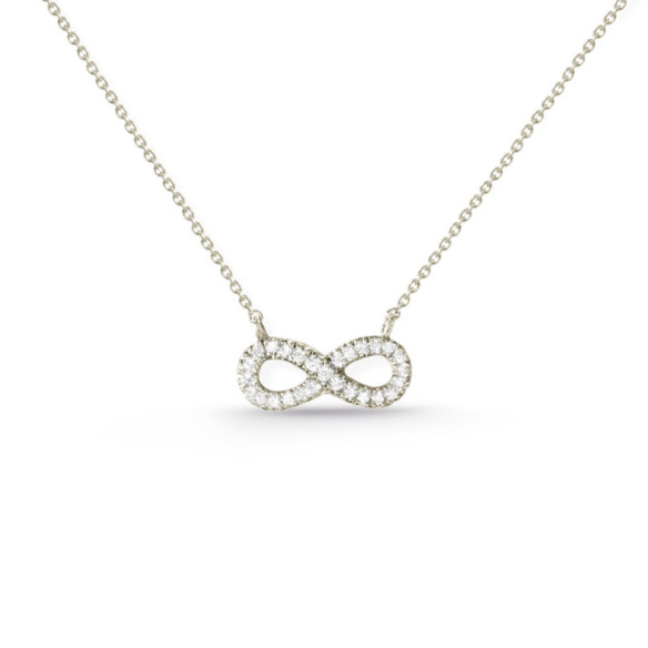 Diamant Halskette Mini Details Infinite - Diamant Halsketten
